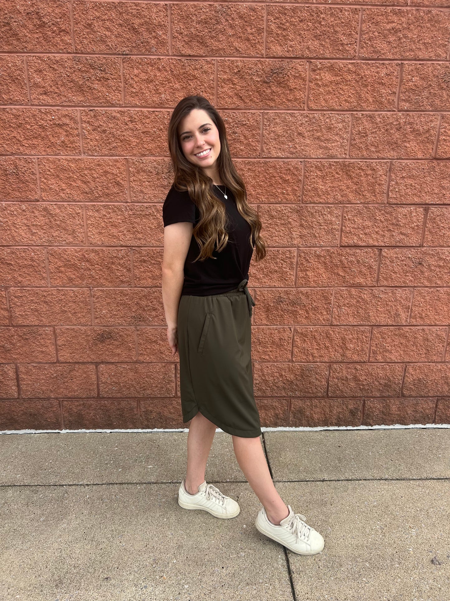 Green Athletic Skirt