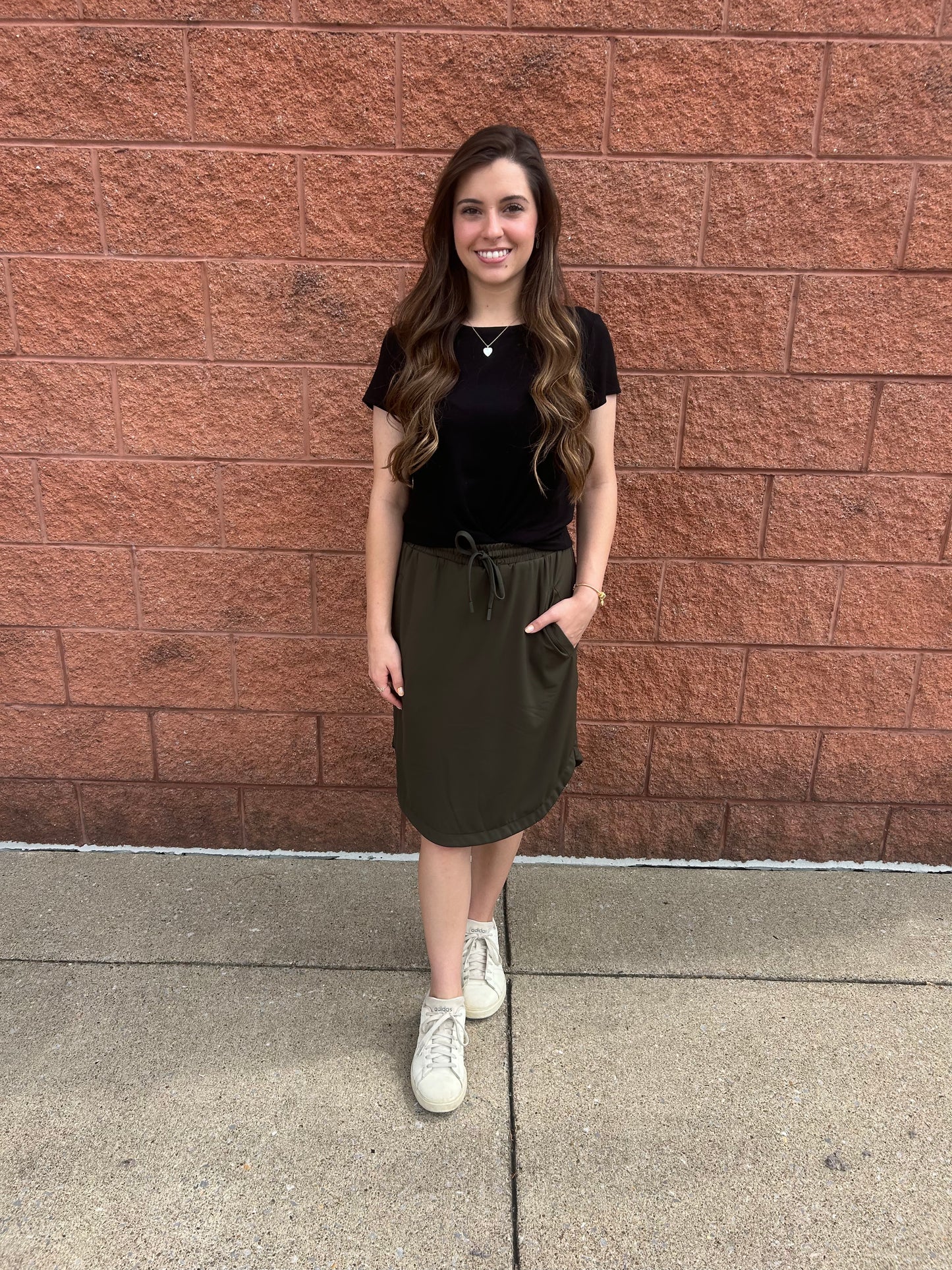 Green Athletic Skirt