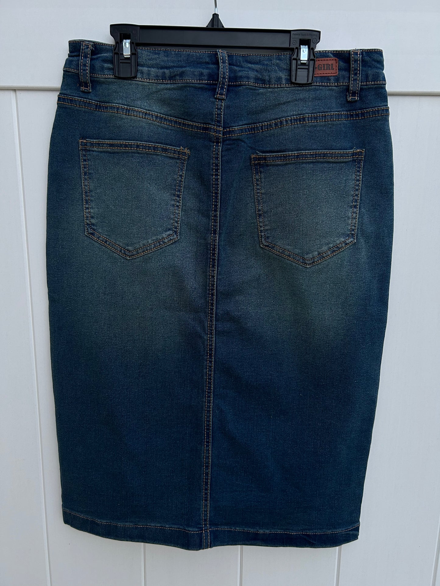 Vintage Wash Denim Skirt