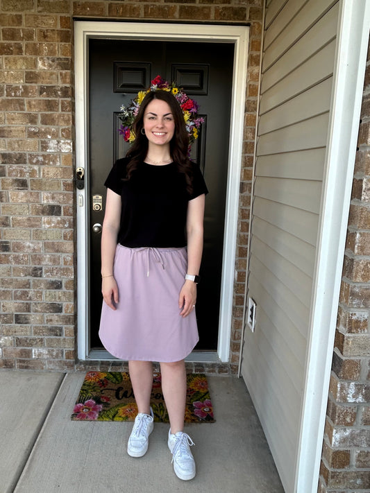 Lilac Athletic Skort