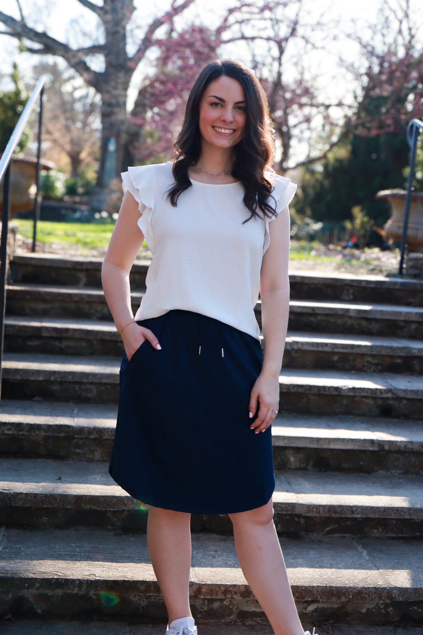 Navy Athletic Skort
