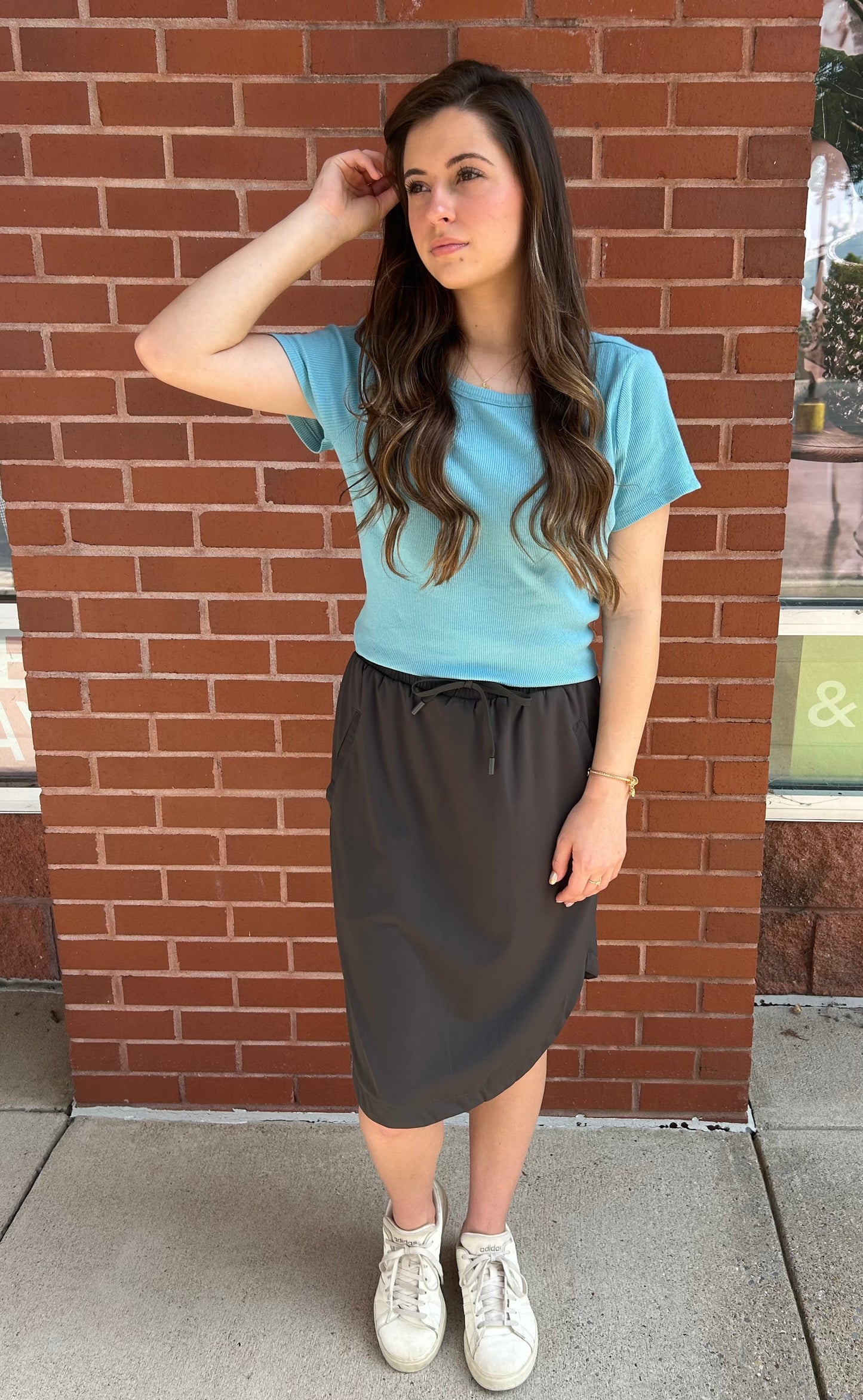 Charcoal Athletic Skirt